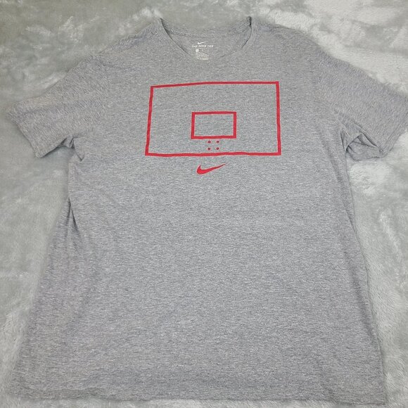 Nike Basketball Backboard T-Shirt Men's XL Big Logo - Picture 1 of 6